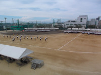 運動会前日